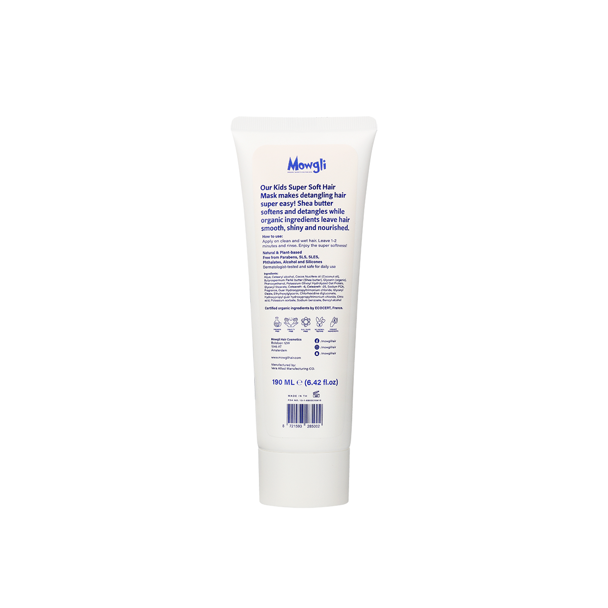 Mowgli Super Soft Hair Mask for Kids