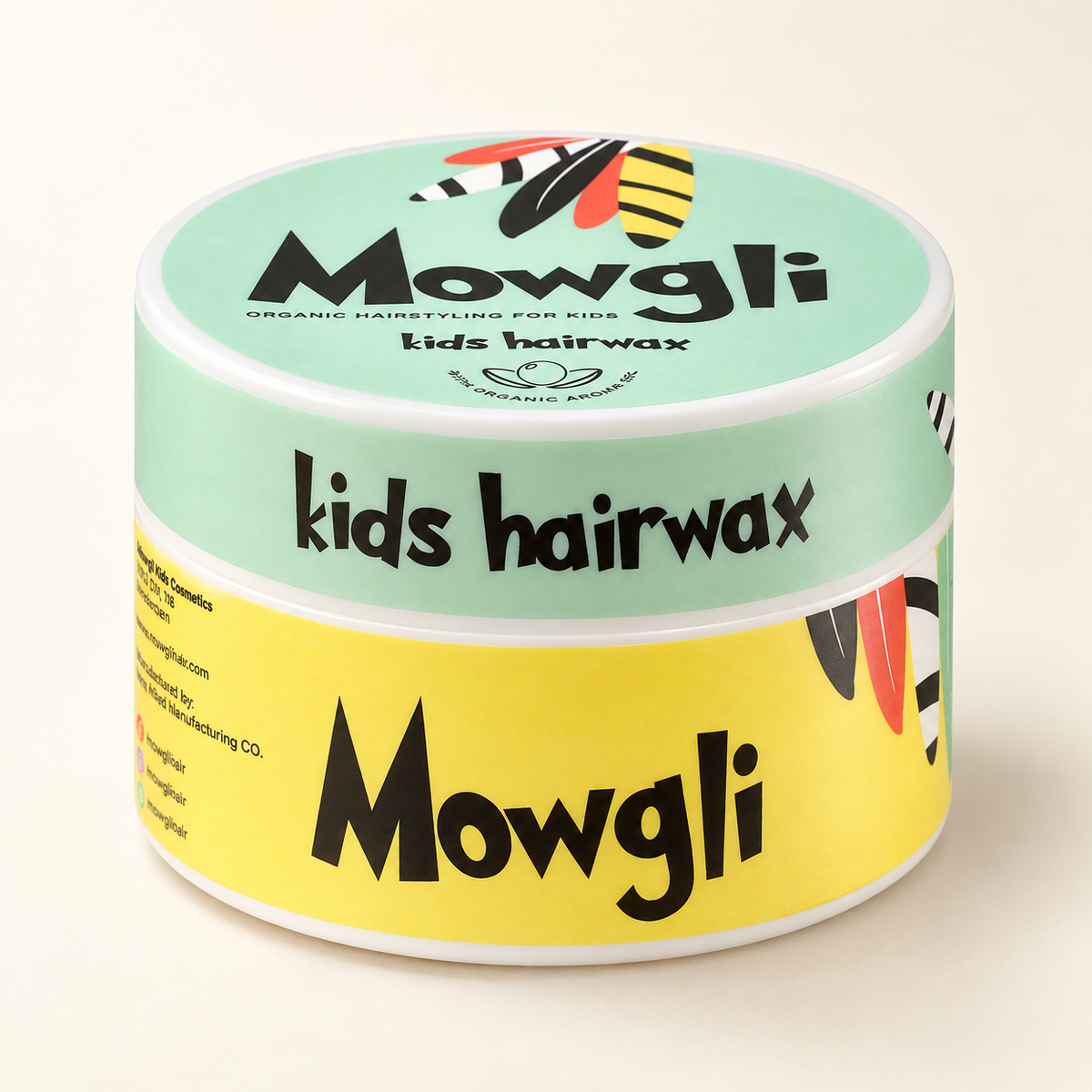 Mowgli Haarwax voor Kinderen – vooraanzicht
