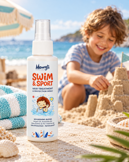Mowgli Swim & Sport Protection Spray – Leave-in – 100 ml – verzorgingsmoment